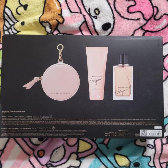 NO PERFUME Michael Kors Gorgeous Giftset of Two 3.4 oz Pink Lotion Mini Handbag - Picture 2 of 6